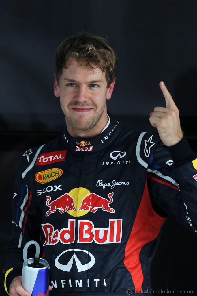 GP INDIA, 27.10.2012- Qualifiche, Sebastian Vettel (GER) Red Bull Racing RB8