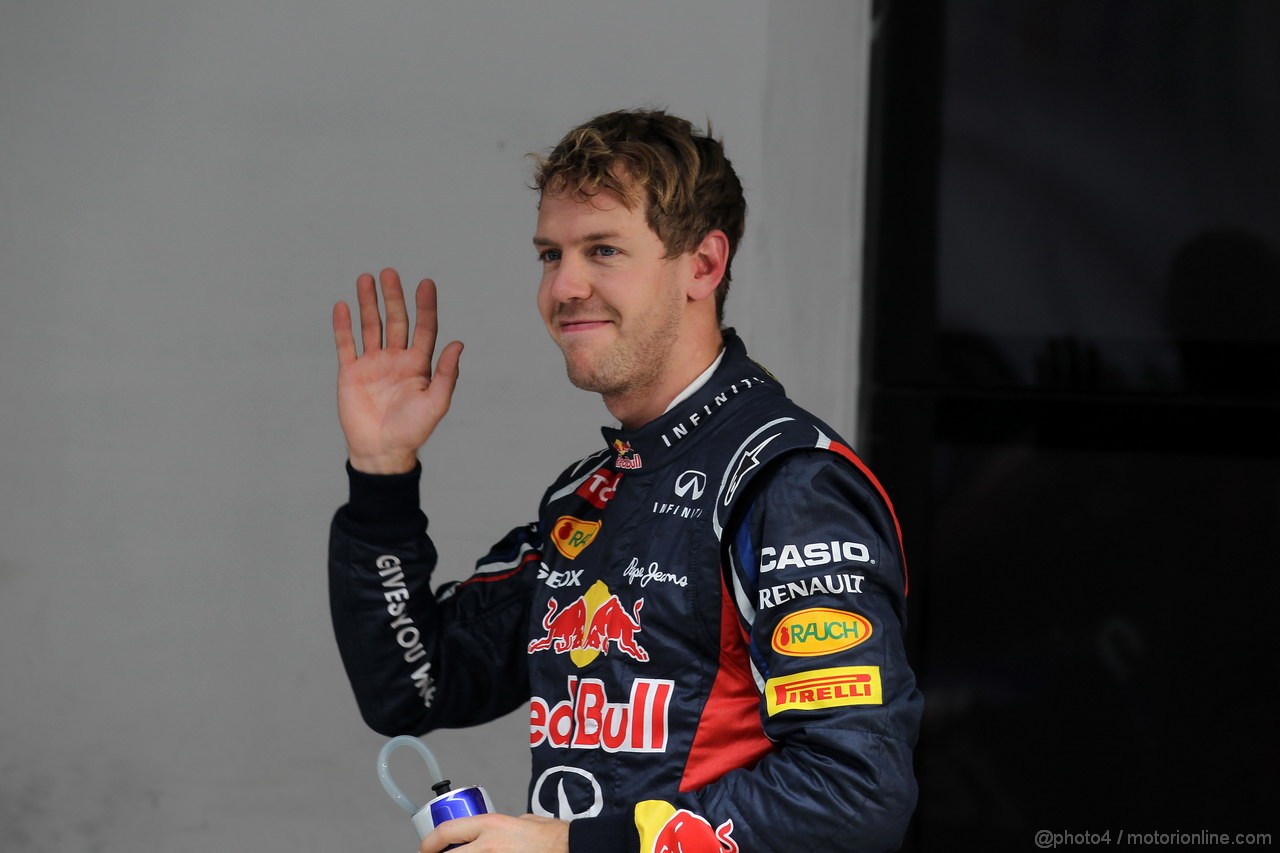 GP INDIA, 27.10.2012- Qualifiche, Sebastian Vettel (GER) Red Bull Racing RB8 