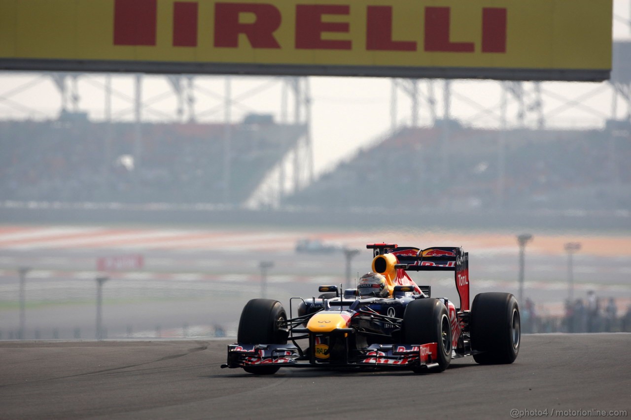 GP INDIA, 27.10.2012- Qualifiche, Sebastian Vettel (GER) Red Bull Racing RB8 