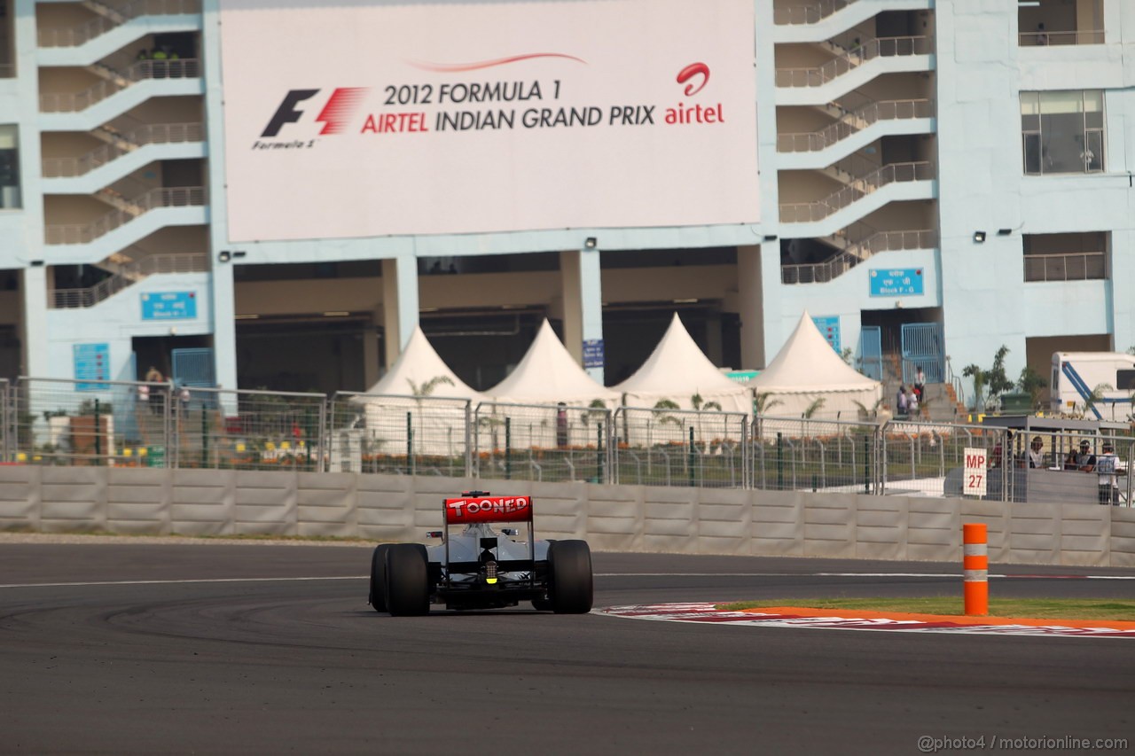 GP INDIA, 27.10.2012- Qualifiche, Jenson Button (GBR) McLaren Mercedes MP4-27 