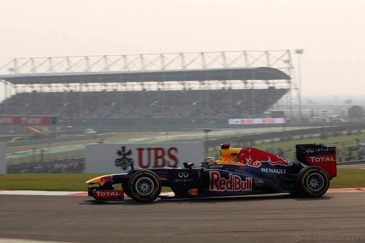 GP INDIA, 27.10.2012- Qualifiche, Sebastian Vettel (GER) Red Bull Racing RB8