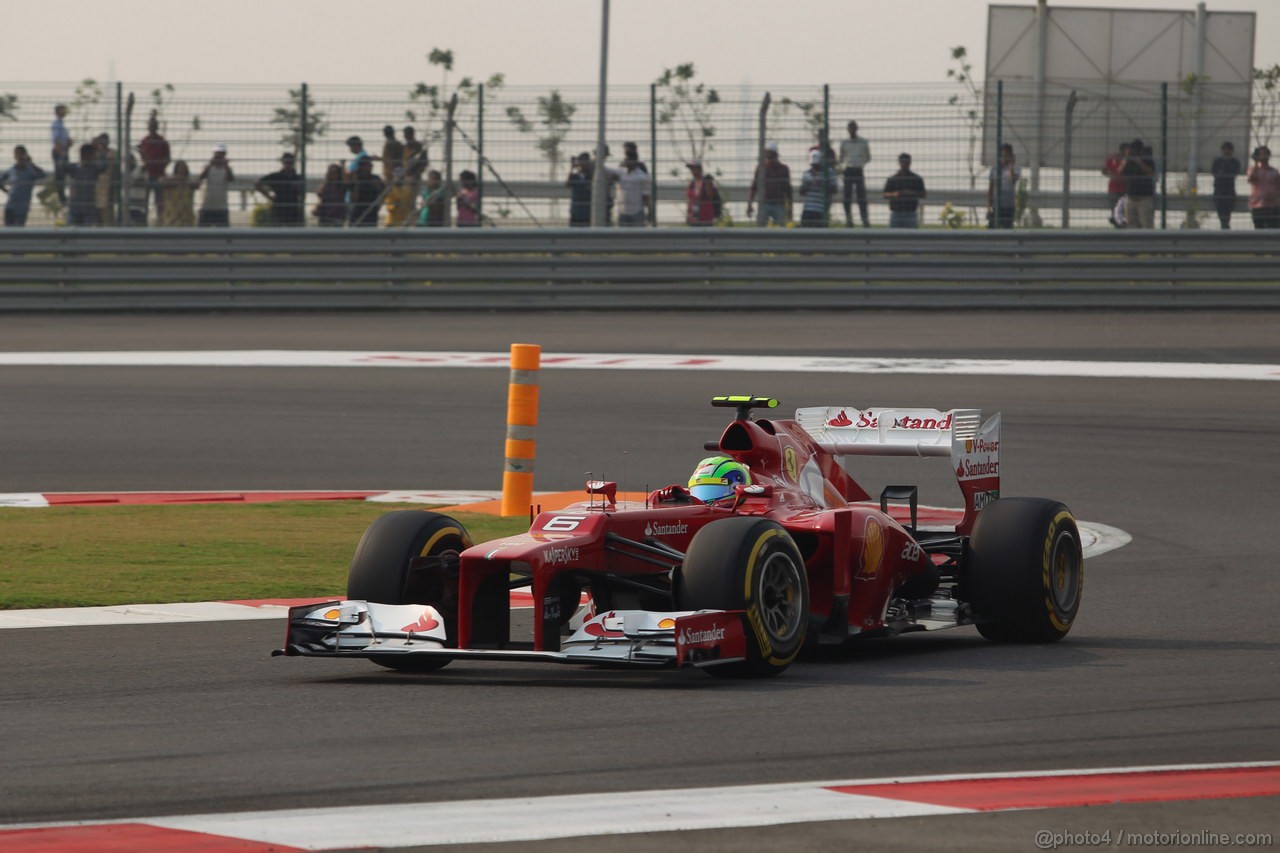 GP INDIA, 27.10.2012- Qualifiche, Felipe Massa (BRA) Ferrari F2012 