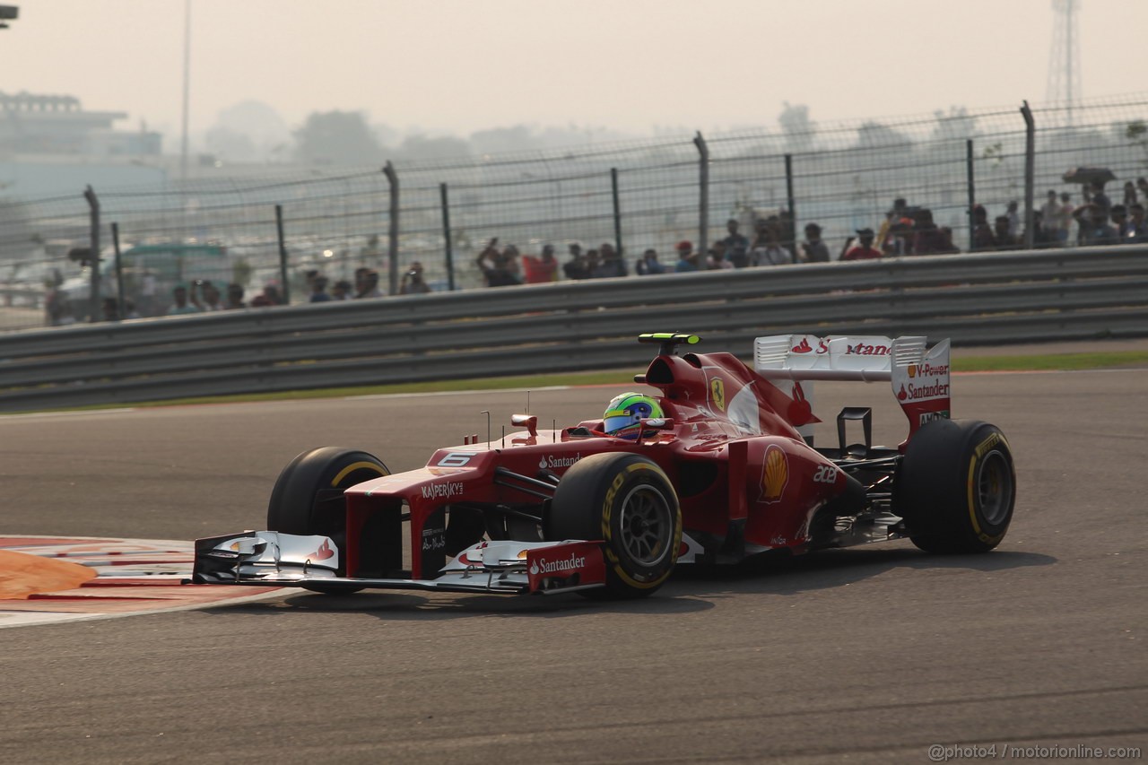 GP INDIA, 27.10.2012- Qualifiche, Felipe Massa (BRA) Ferrari F2012 