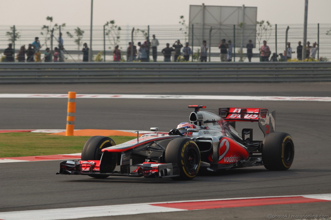 GP INDIA, 27.10.2012- Qualifiche, Jenson Button (GBR) McLaren Mercedes MP4-27 