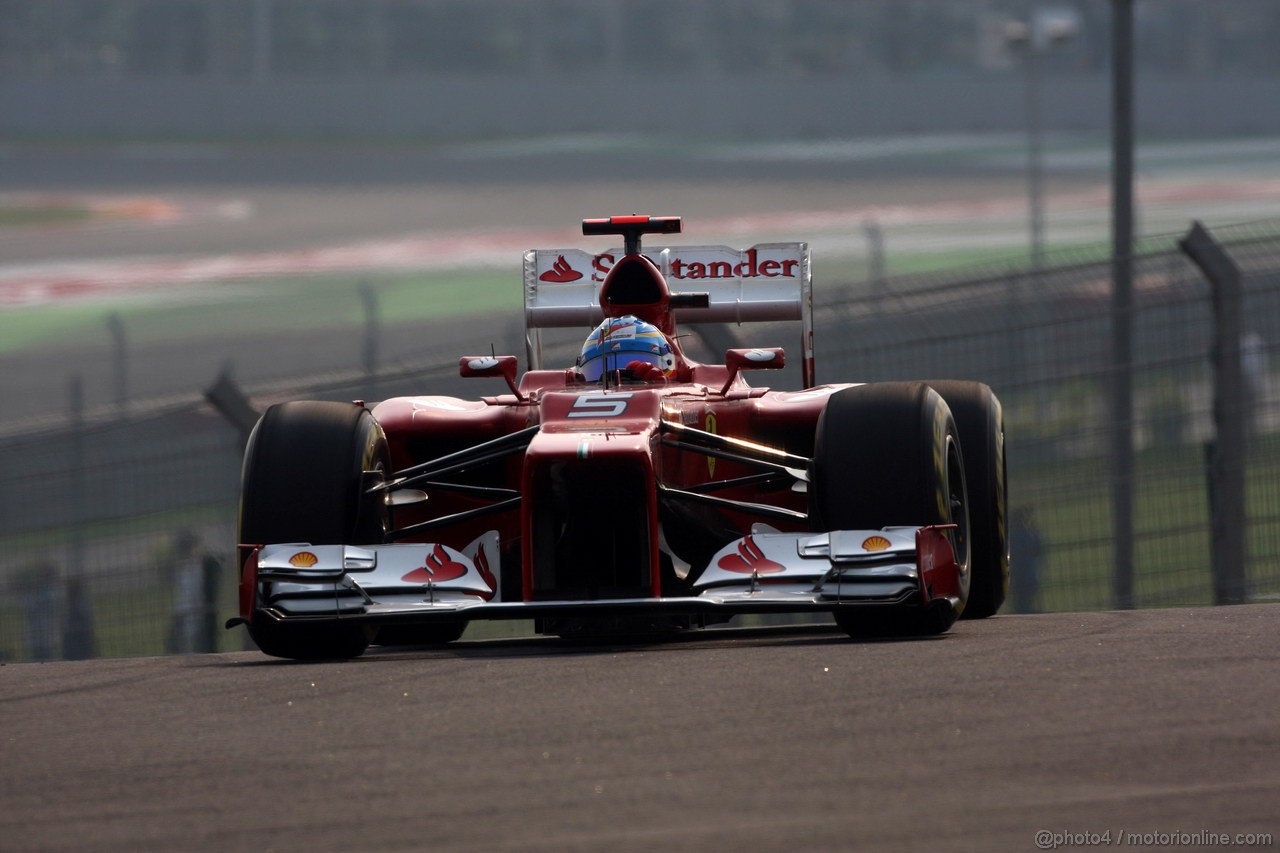 GP INDIA, 27.10.2012- Qualifiche, Fernando Alonso (ESP) Ferrari F2012 