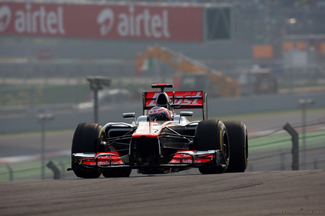 GP INDIA, 27.10.2012- Qualifiche, Jenson Button (GBR) McLaren Mercedes MP4-27 