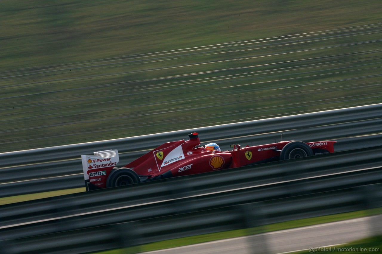 GP INDIA, 27.10.2012- Qualifiche, Fernando Alonso (ESP) Ferrari F2012 