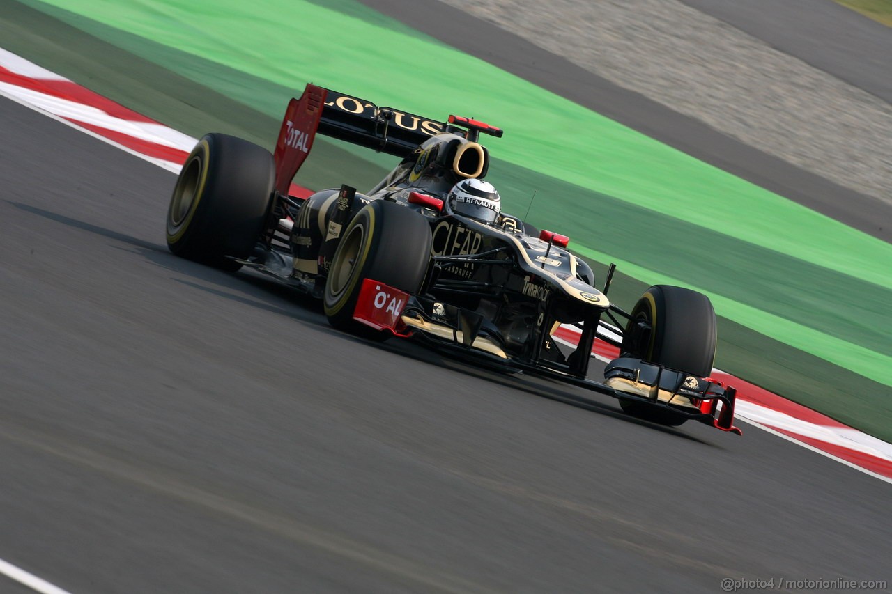 GP INDIA, 27.10.2012- Qualifiche, Kimi Raikkonen (FIN) Lotus F1 Team E20