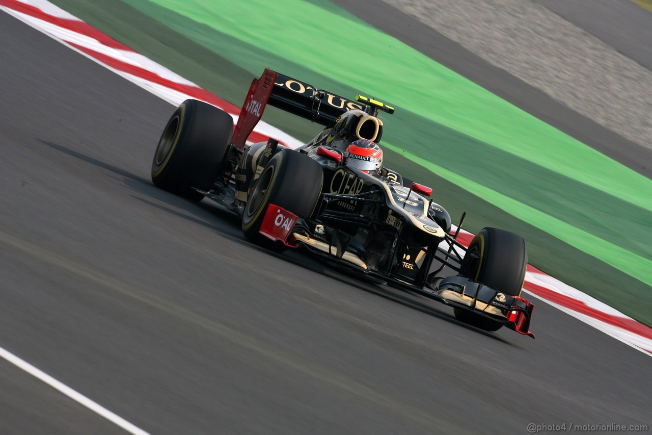 GP INDIA, 27.10.2012- Qualifiche, Romain Grosjean (FRA) Lotus F1 Team E20