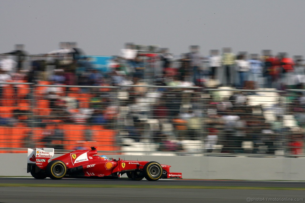 GP INDIA, 27.10.2012- Qualifiche, Fernando Alonso (ESP) Ferrari F2012 