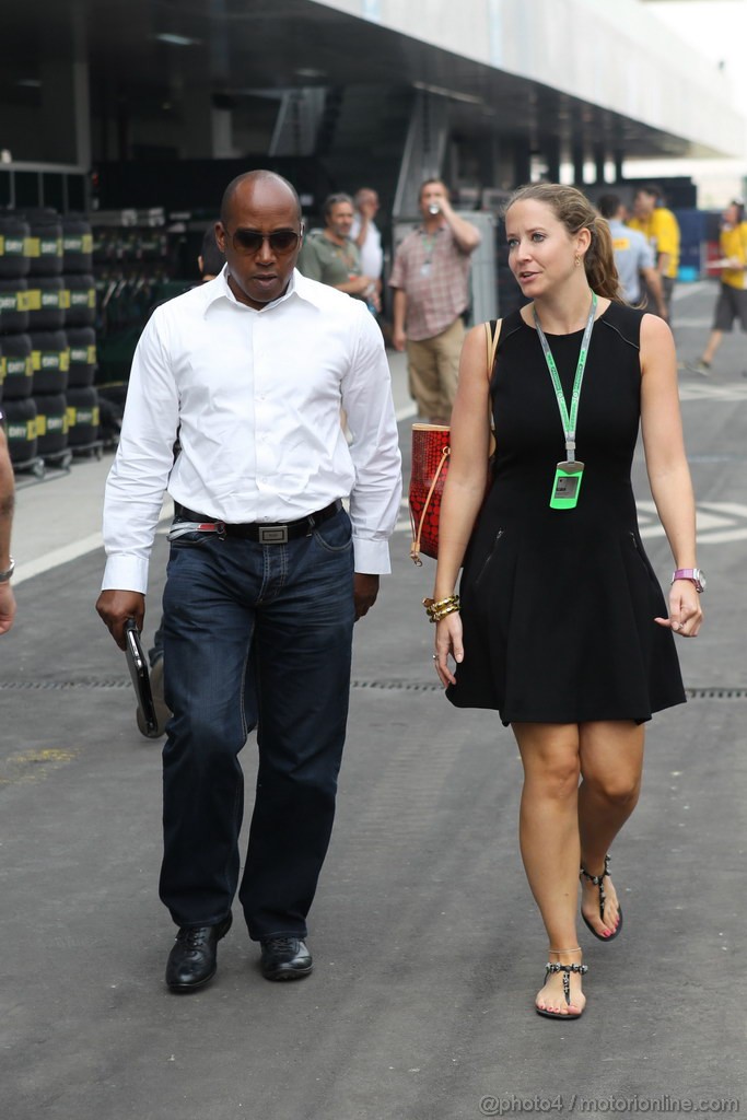 GP INDIA, 27.10.2012- Qualifiche, Anthony Hamilton (GBR), father of Lewis Hamilton(GBR) 