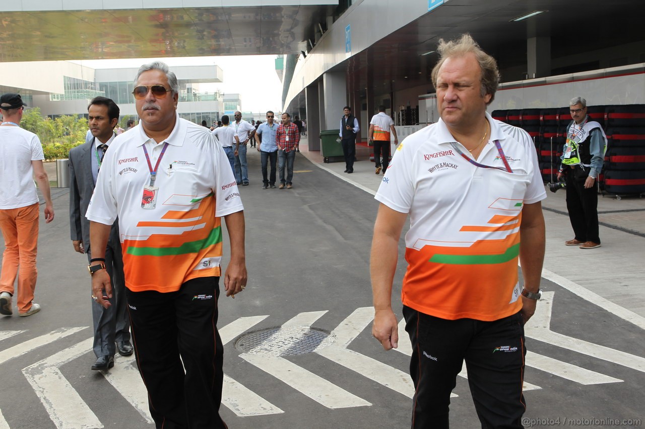 GP INDIA, 27.10.2012- Qualifiche, Vijay Mallya (IND), Chairman e Managine Director Force India 