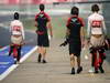 GP INDIA, 27.10.2012- Free Practice 3, Timo Glock (GER) Marussia F1 Team MR01 e Charles Pic (FRA) Marussia F1 Team MR01 