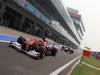 GP INDIA, 27.10.2012- Free Practice 3, Fernando Alonso (ESP) Ferrari F2012 e Sebastian Vettel (GER) Red Bull Racing RB8 