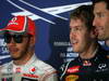 GP INDIA, 27.10.2012- Qualifiche, terzo Lewis Hamilton (GBR) McLaren Mercedes MP4-27, Sebastian Vettel (GER) Red Bull Racing RB8 pole position e secondo Mark Webber (AUS) Red Bull Racing RB8 