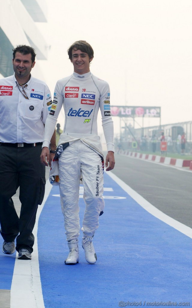 GP INDIA, 26.10.2012- Sergio Prez (MEX) Sauber F1 Team C31