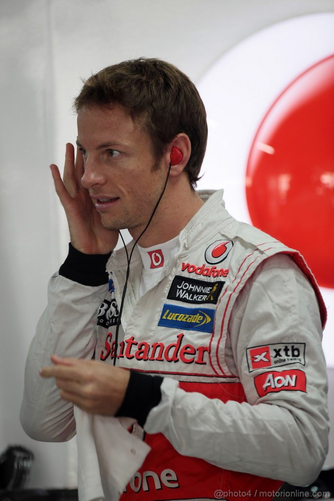 GP INDIA, 26.10.2012- Prove Libere 1, Jenson Button (GBR) McLaren Mercedes MP4-27 
