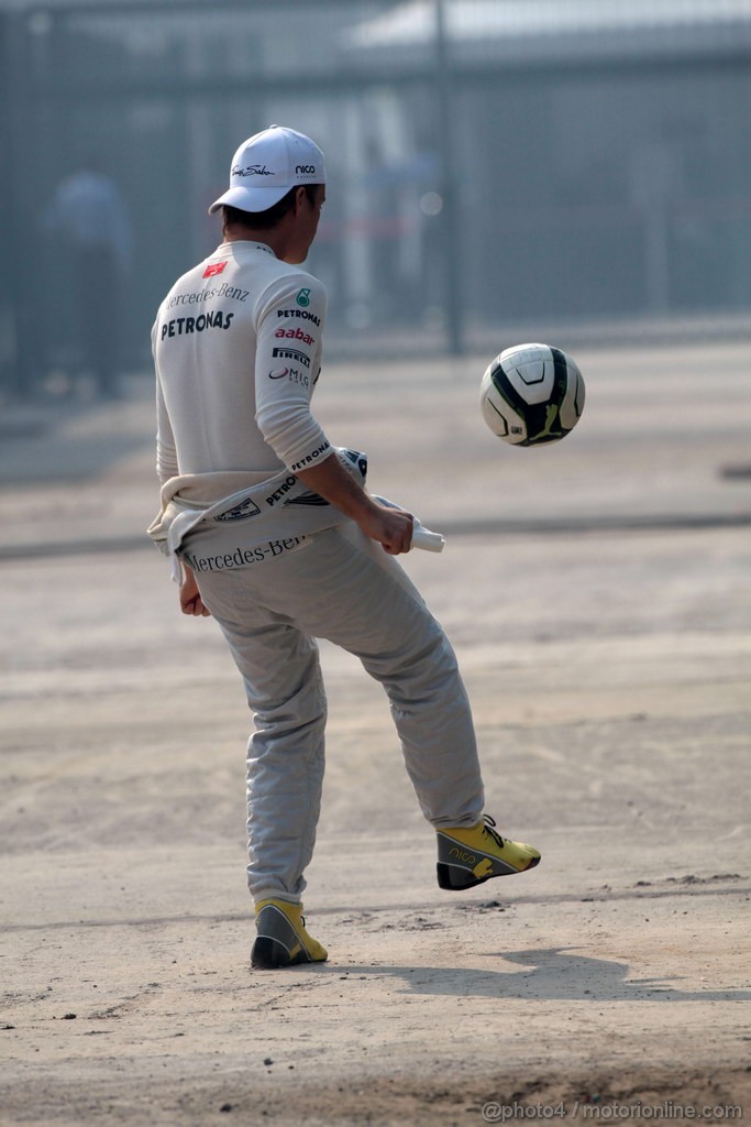 GP INDIA, 26.10.2012- Prove Libere 1, Nico Rosberg (GER) Mercedes AMG F1 W03 