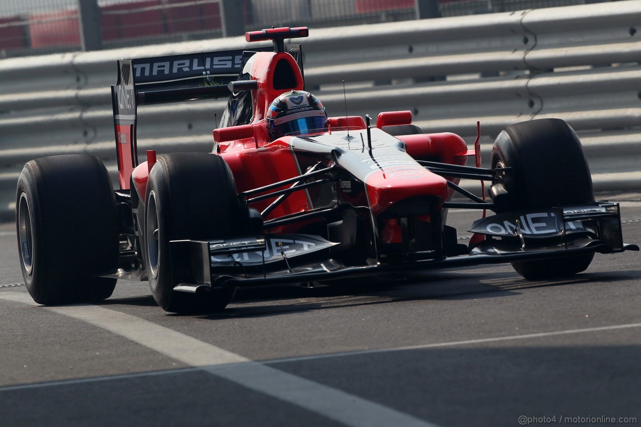GP INDIA, 26.10.2012- Prove Libere 1, Timo Glock (GER) Marussia F1 Team MR01 