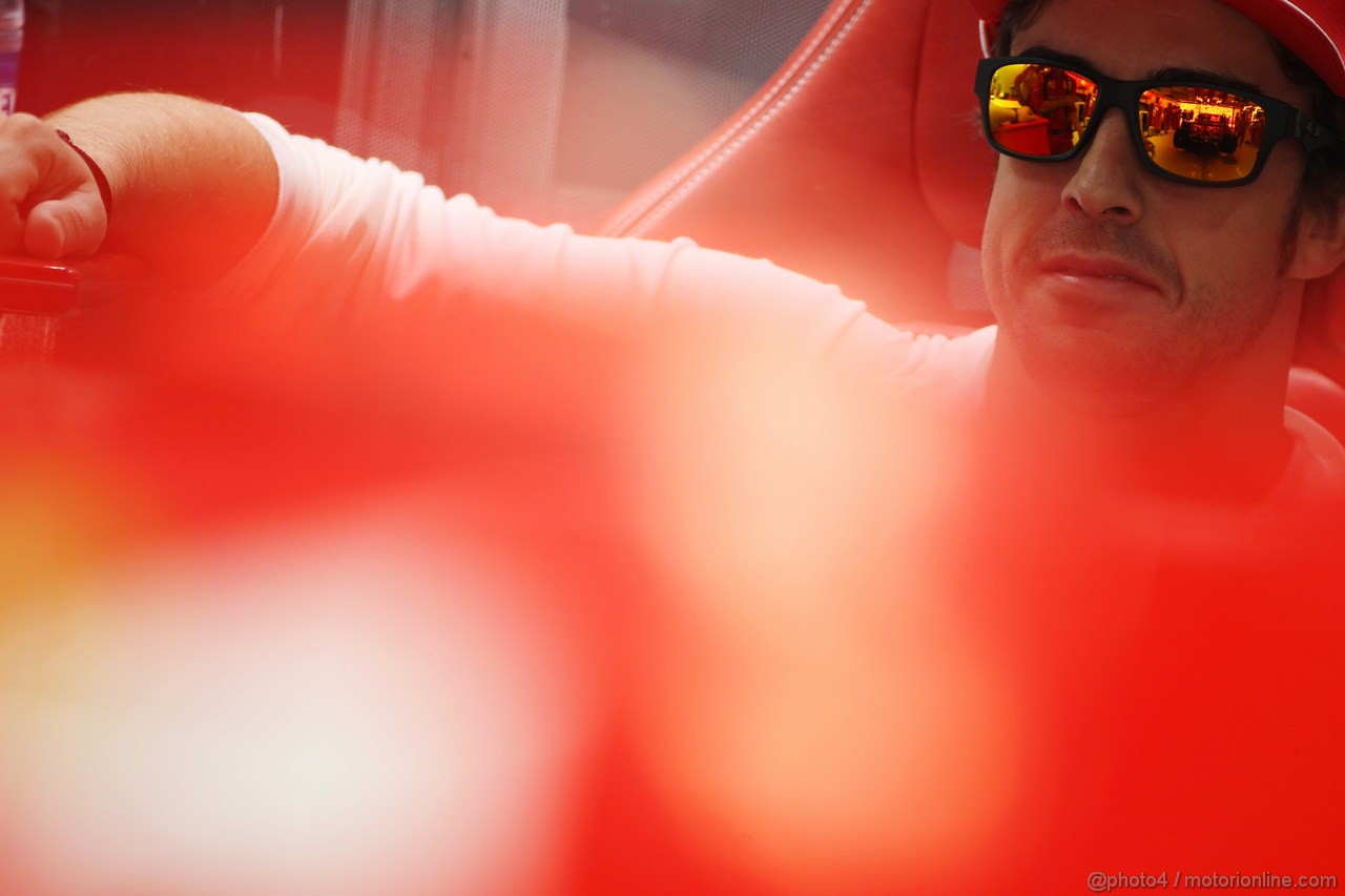 GP INDIA, 26.10.2012- Prove Libere 1, Fernando Alonso (ESP) Ferrari F2012