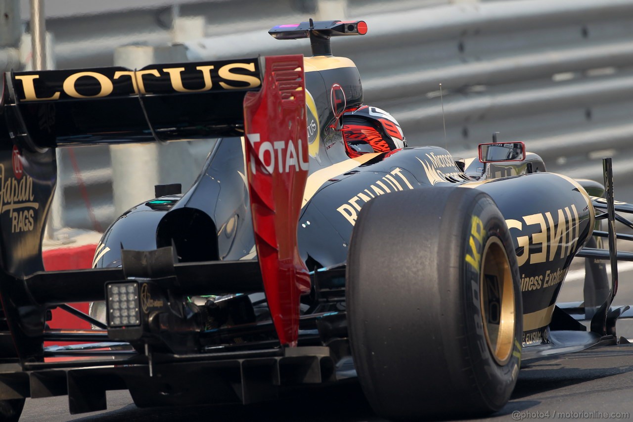 GP INDIA, 26.10.2012- Prove Libere 1, Kimi Raikkonen (FIN) Lotus F1 Team E20