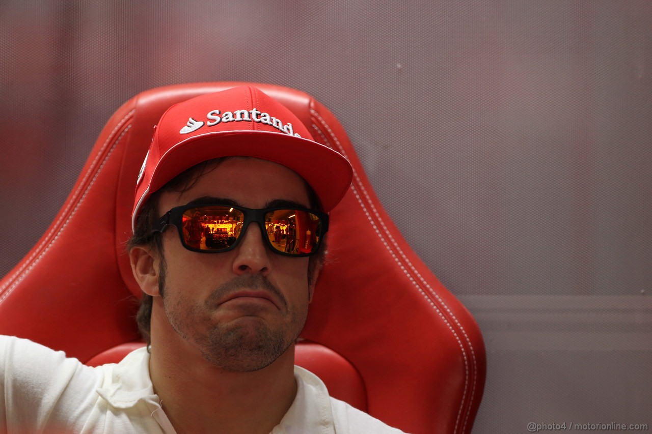 GP INDIA, 26.10.2012- Prove Libere 1, Fernando Alonso (ESP) Ferrari F2012