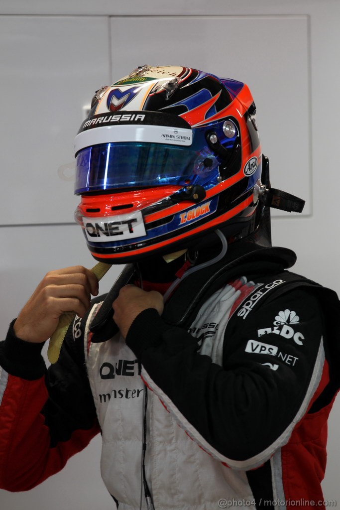 GP INDIA, 26.10.2012- Prove Libere 1, Timo Glock (GER) Marussia F1 Team MR01 
