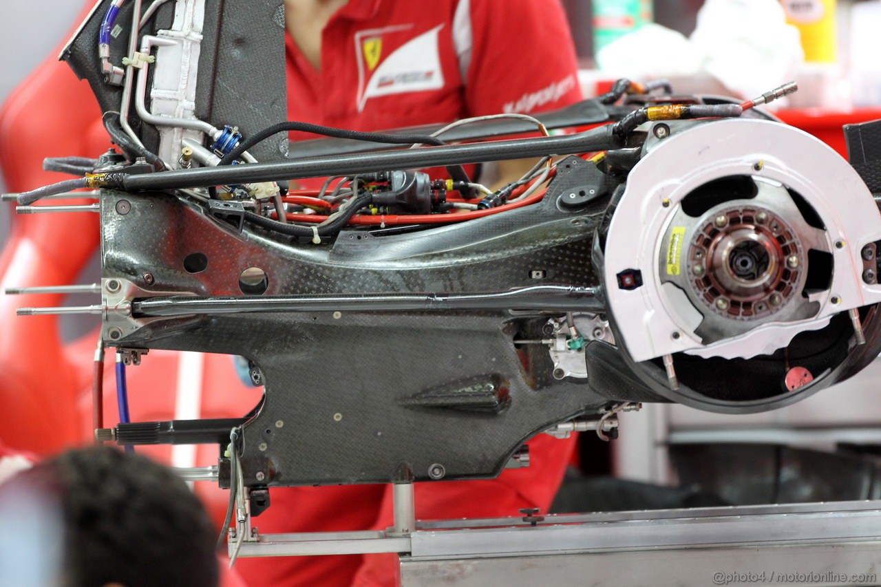 GP INDIA, 26.10.2012- Prove Libere 1, Ferrari F2012, detail