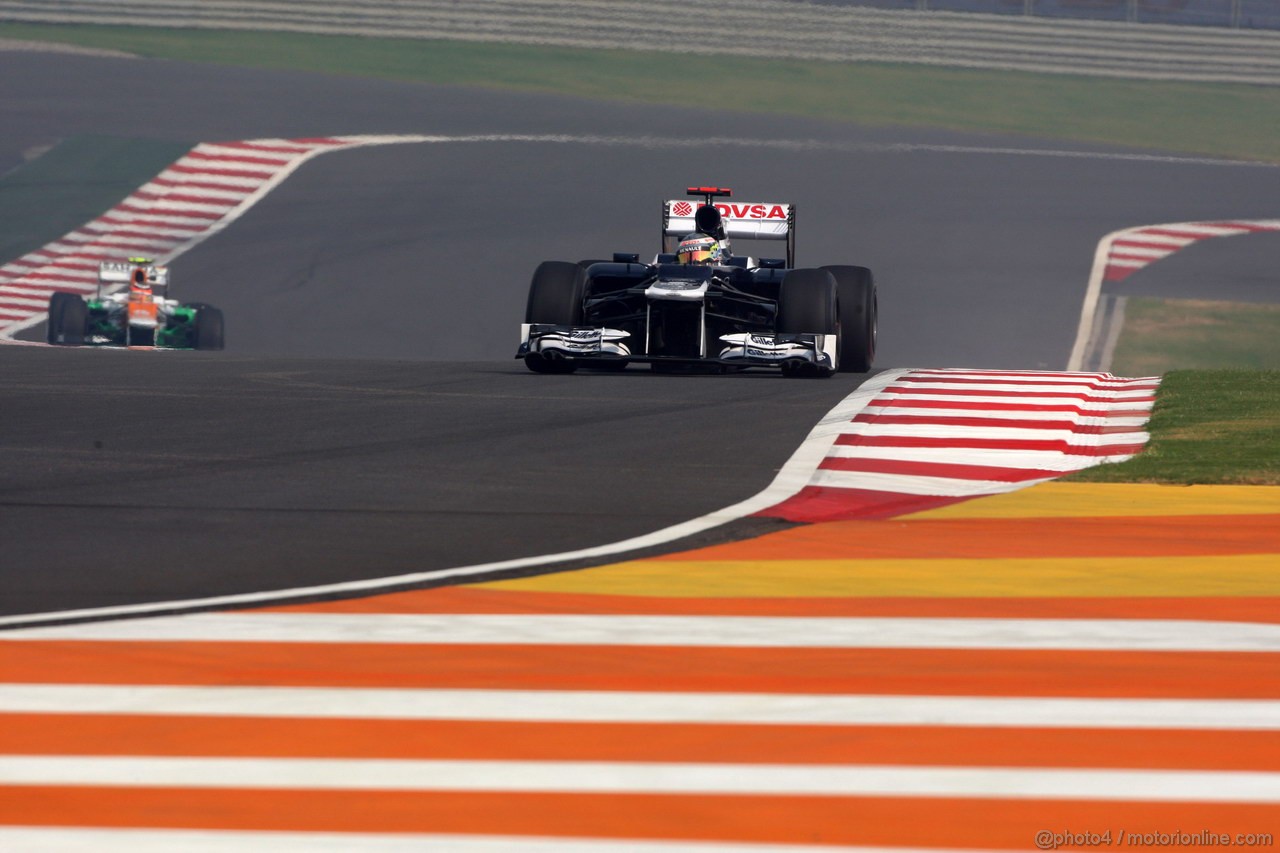 GP INDIA, 26.10.2012- Prove Libere 1, Pastor Maldonado (VEN) Williams F1 Team FW34 