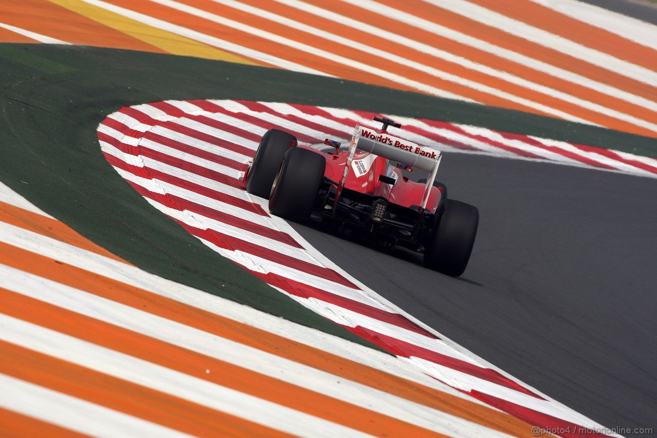GP INDIA, 26.10.2012- Prove Libere 1, Fernando Alonso (ESP) Ferrari F2012 