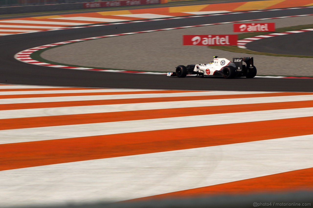 GP INDIA, 26.10.2012- Prove Libere 1, Esteban Gutierrez (MEX), Sauber F1 Team C31