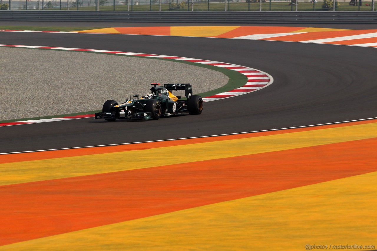 GP INDIA, 26.10.2012- Prove Libere 1, Giedo Van der Garde (NED), Test driver, Caterham F1 Team CT01  