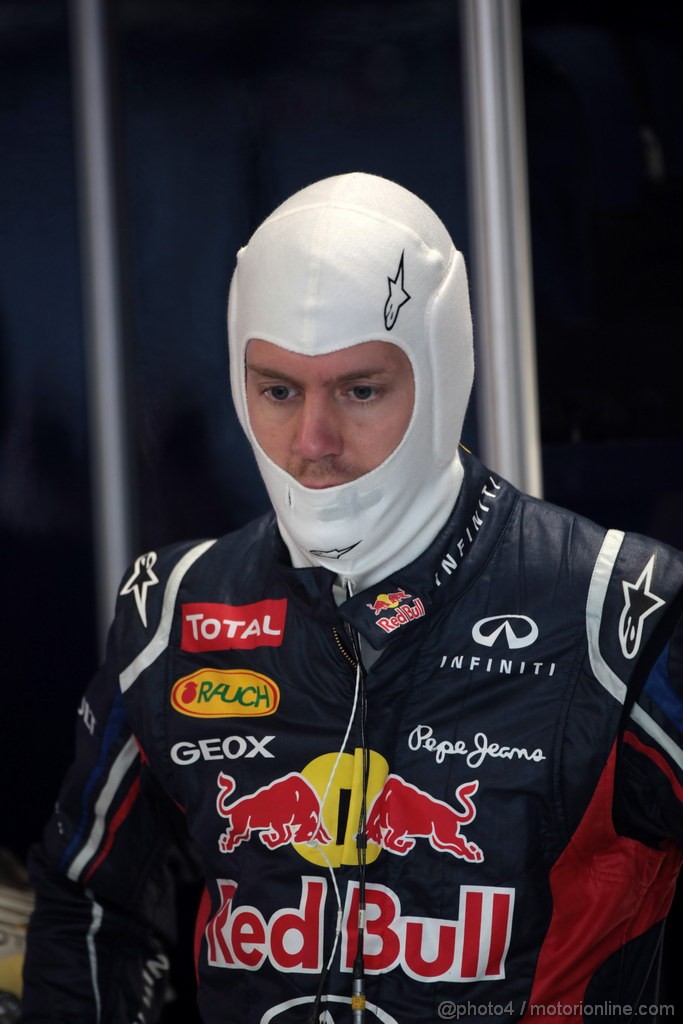 GP INDIA, 26.10.2012- Prove Libere 2, Sebastian Vettel (GER) Red Bull Racing RB8 