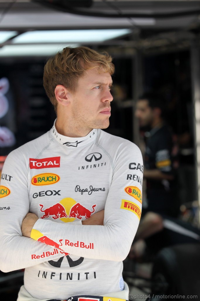GP INDIA, 26.10.2012- Prove Libere 2, Sebastian Vettel (GER) Red Bull Racing RB8