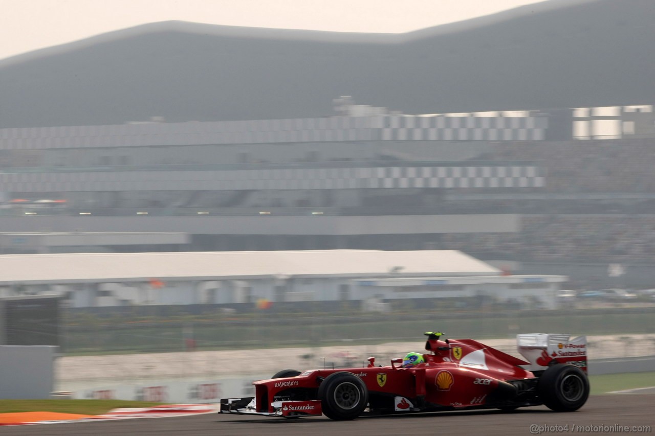 GP INDIA, 26.10.2012- Prove Libere 2, Felipe Massa (BRA) Ferrari F2012 