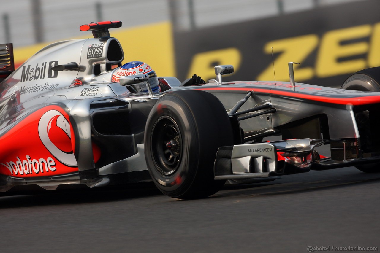 GP INDIA, 26.10.2012- Prove Libere 2, Jenson Button (GBR) McLaren Mercedes MP4-27 