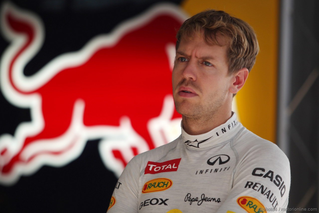 GP INDIA, 26.10.2012- Prove Libere 2, Sebastian Vettel (GER) Red Bull Racing RB8