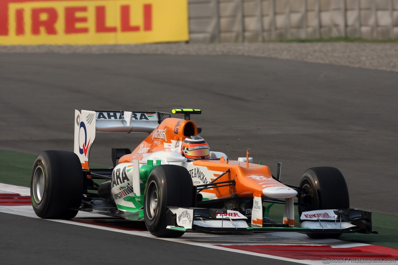 GP INDIA, 26.10.2012- Prove Libere 2, Nico Hulkenberg (GER) Sahara Force India F1 Team VJM05