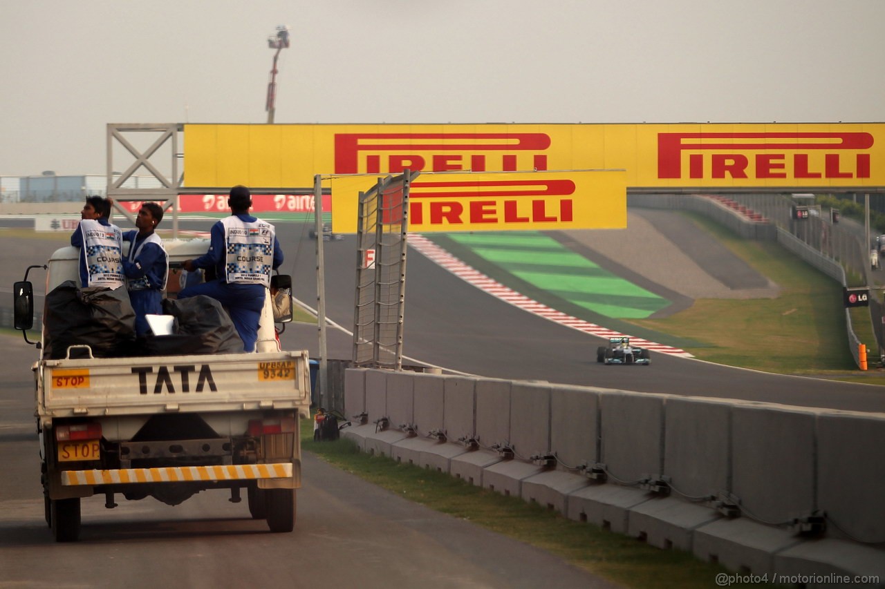 GP INDIA, 26.10.2012- Prove Libere 2, Nico Rosberg (GER) Mercedes AMG F1 W03 