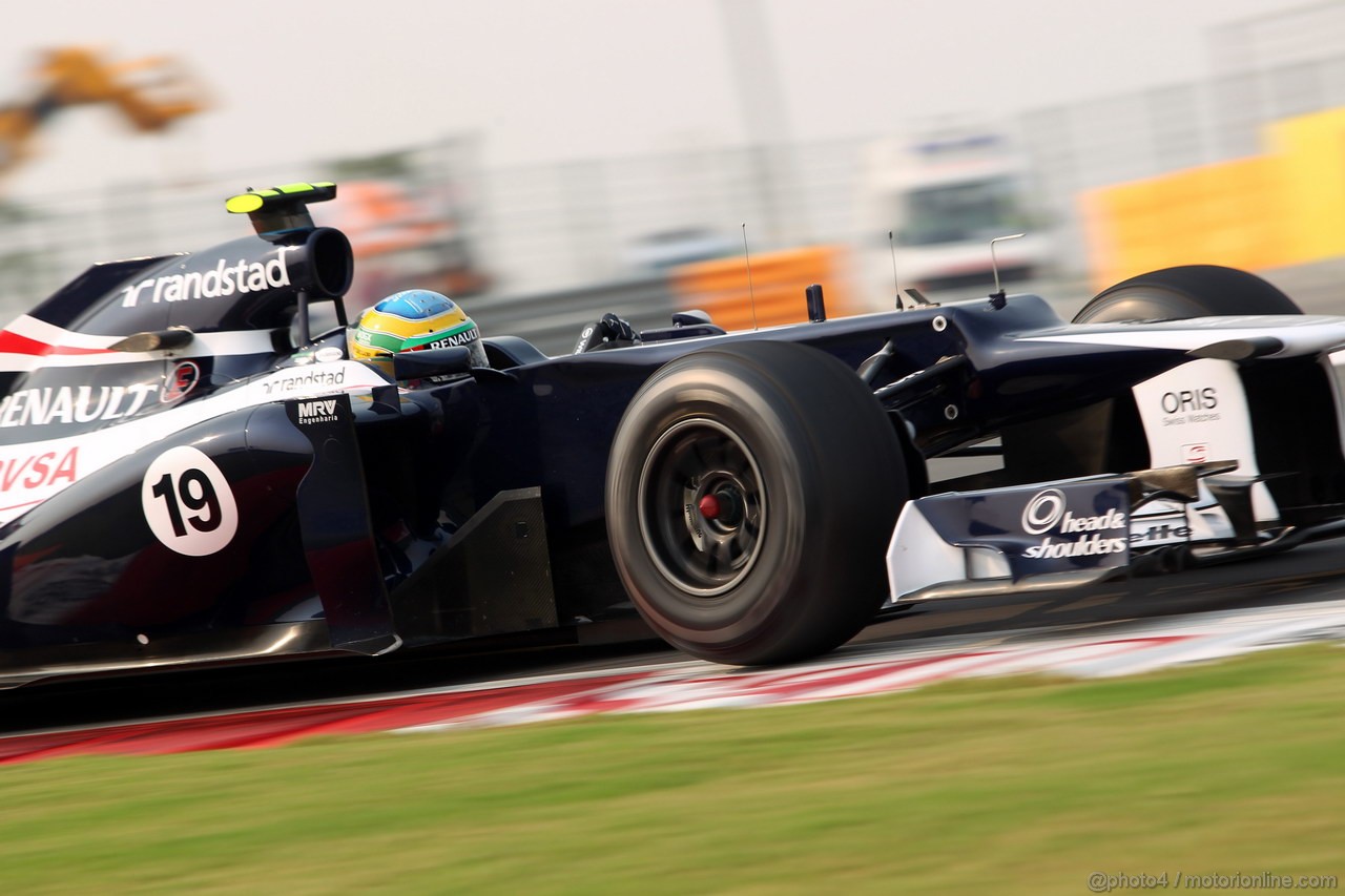 GP INDIA, 26.10.2012- Prove Libere 2, Bruno Senna (BRA) Williams F1 Team FW34 