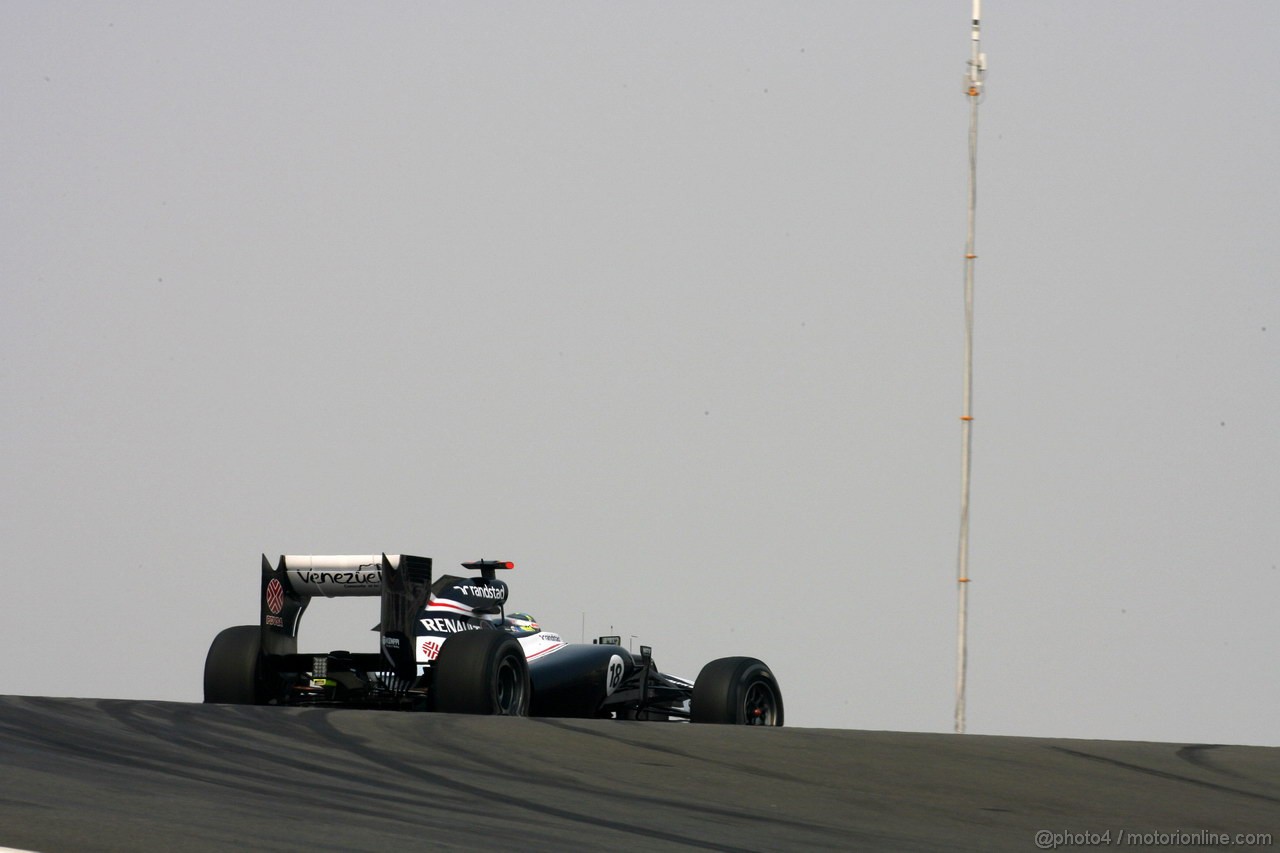 GP INDIA, 26.10.2012- Prove Libere 2, Pastor Maldonado (VEN) Williams F1 Team FW34 