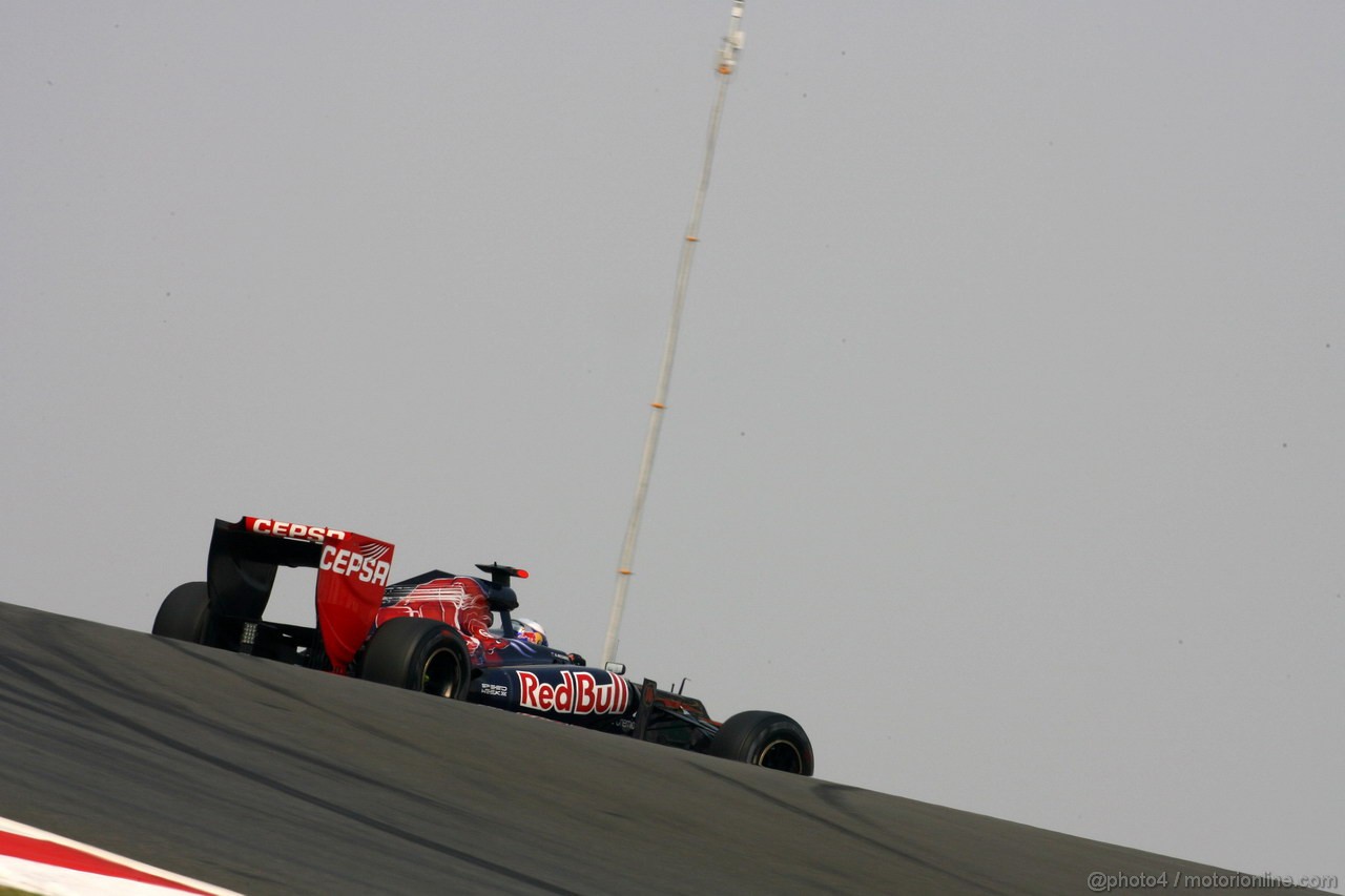 GP INDIA, 26.10.2012- Prove Libere 2,Daniel Ricciardo (AUS) Scuderia Toro Rosso STR7 