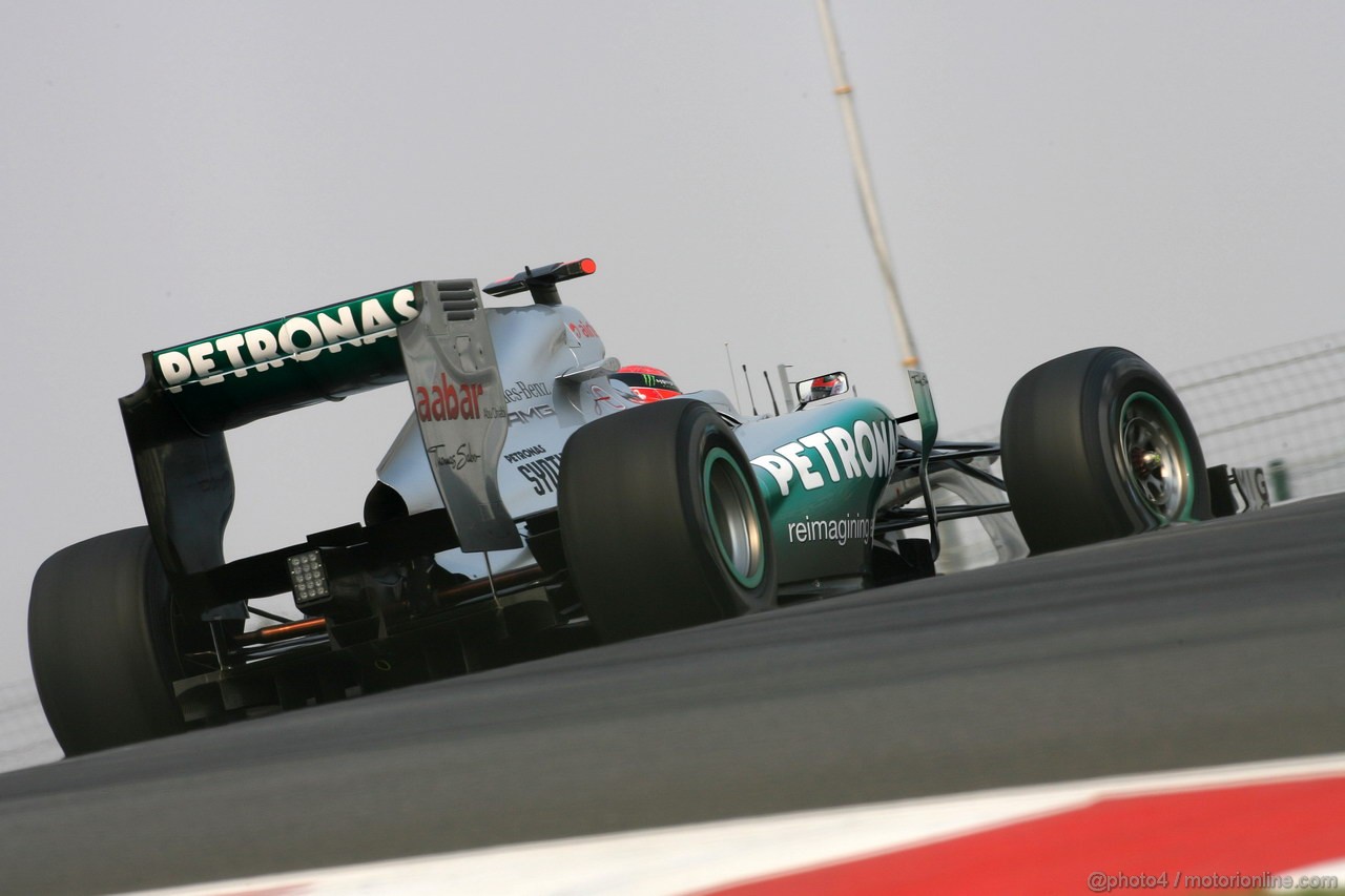 GP INDIA, 26.10.2012- Prove Libere 2, Michael Schumacher (GER) Mercedes AMG F1 W03 