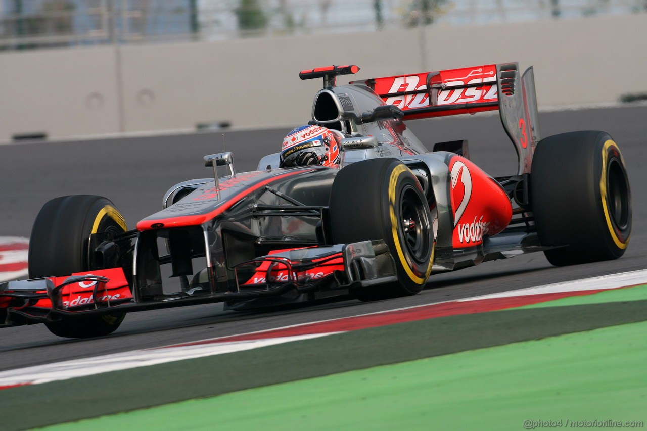GP INDIA, 26.10.2012- Prove Libere 2, Jenson Button (GBR) McLaren Mercedes MP4-27 