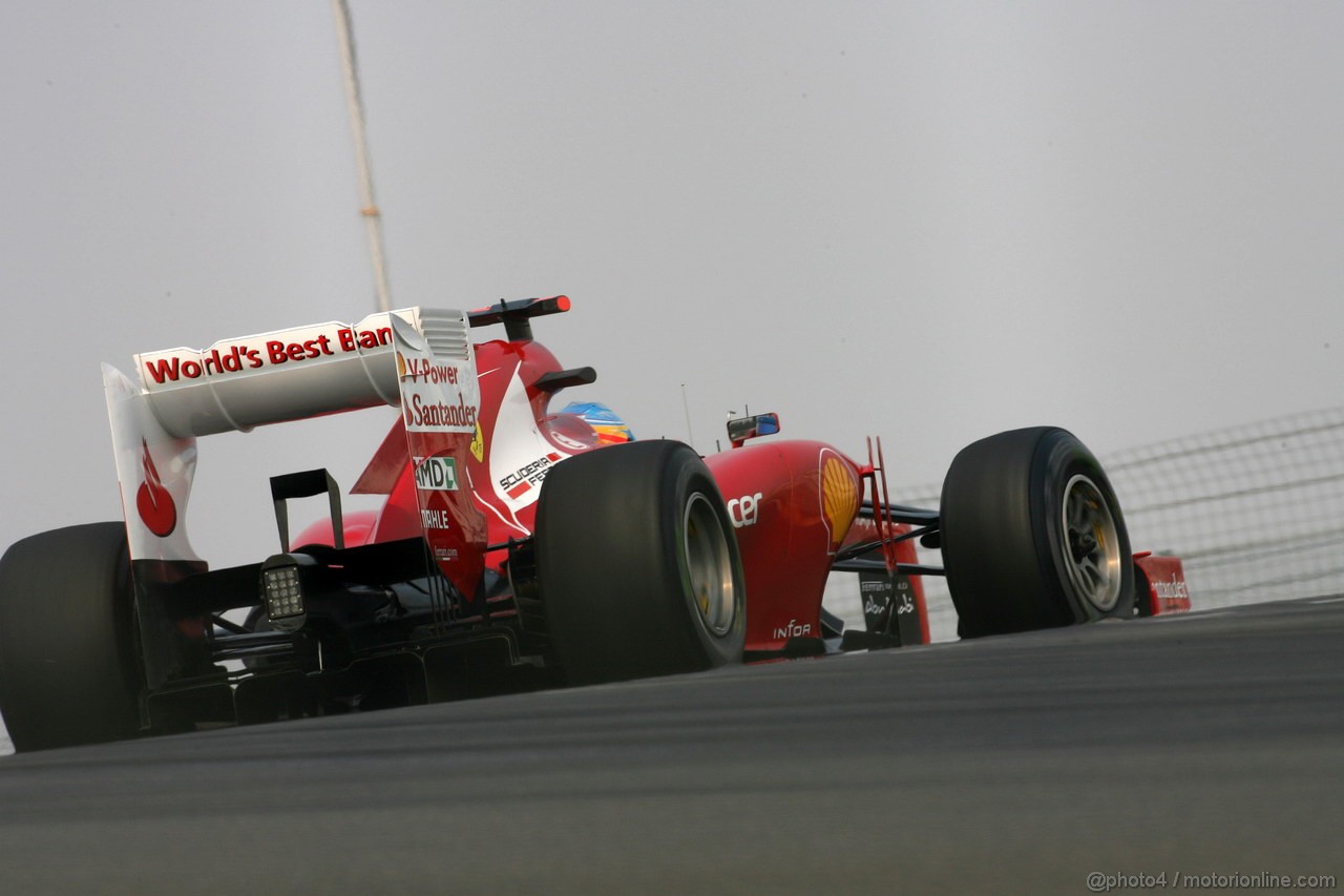 GP INDIA, 26.10.2012- Prove Libere 2, Fernando Alonso (ESP) Ferrari F2012 