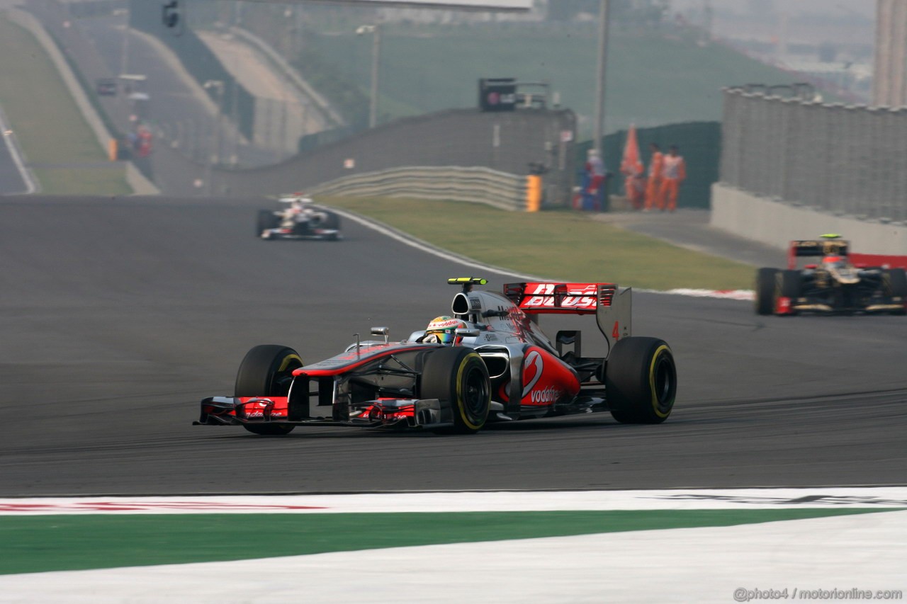 GP INDIA, 26.10.2012- Prove Libere 2, Lewis Hamilton (GBR) McLaren Mercedes MP4-27 