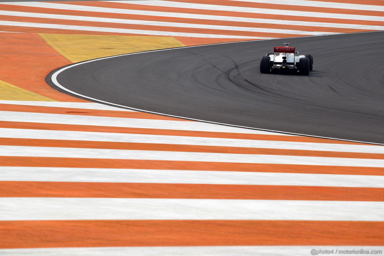 GP INDIA, 26.10.2012- Prove Libere 2, Jenson Button (GBR) McLaren Mercedes MP4-27 