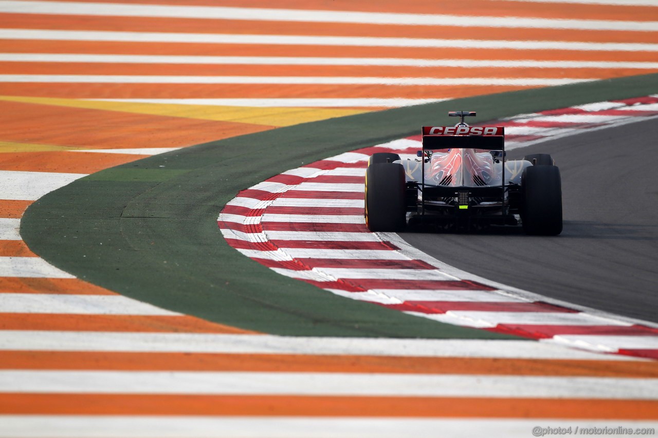GP INDIA, 26.10.2012- Prove Libere 2, Daniel Ricciardo (AUS) Scuderia Toro Rosso STR7 