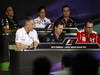 GP INDIA, 26.10.2012- Conferenza Stampa, Martin Whitmarsh (GBR), Chief Executive Officer Mclaren, Christian Horner (GBR), Red Bull Racing, Sporting Director e Stefano Domenicali (ITA), Team Principal 