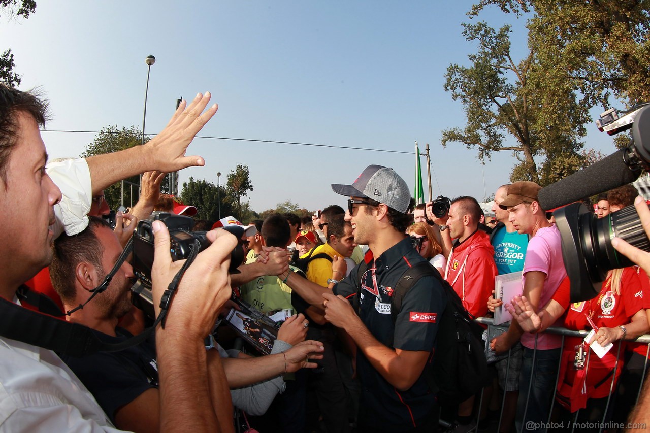 GP ITALIA, 09.09.2012- Daniel Ricciardo (AUS) Scuderia Toro Rosso STR7 